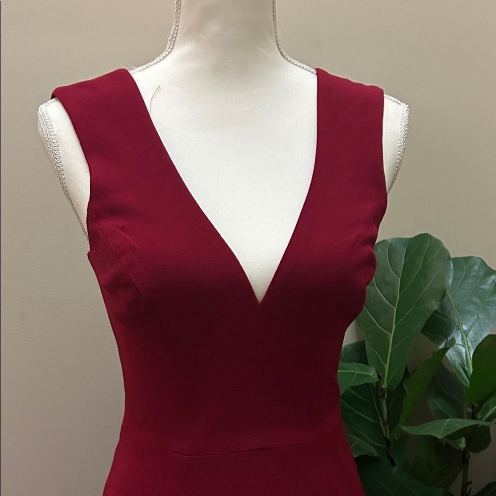 NEW Dress the Population Sandra Gown Dress in red - Size S - Picture 3 of 9